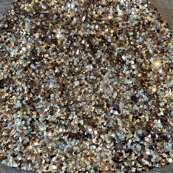 Zara gold sequence skirt - Picture 2 of 4